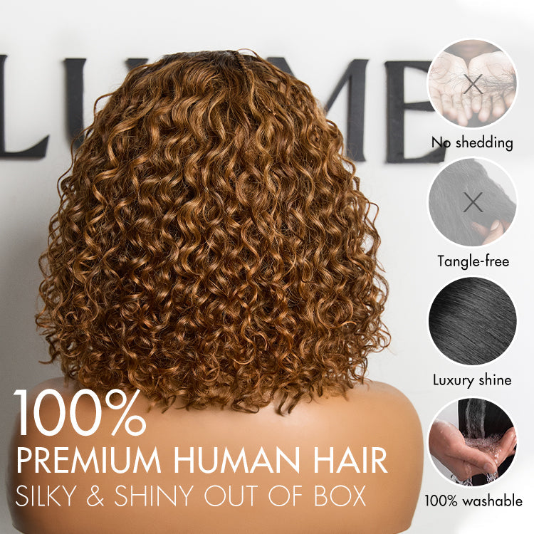 New Customers Only | Boho Braids Deep Curly Glueless 5x5 Closure Lace with Braided Top Human Hair Wig Pre-Cut Lace