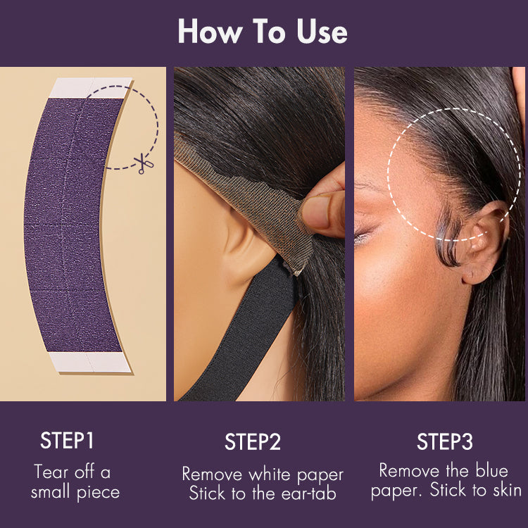 36pcs Double-Sided Lace Tape Upgrade 2.0 Ultra Hold for Lace Wigs