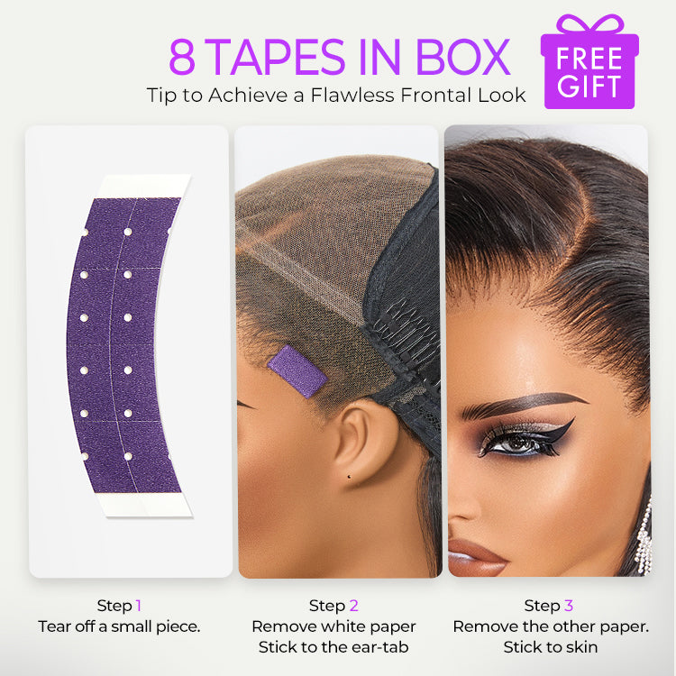 NatureMAX™ 250% Density Loose Wave Glueless Ear-to-ear 13x4 HD Lace Front High Density Wig Pre-Cut Lace Flexi-Fit Drawstring Cap