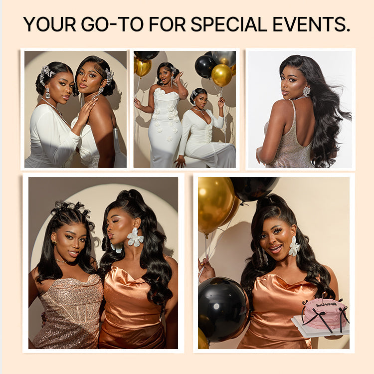 NatureMAX™ 250% Density Loose Wave Glueless 13x6 HD Lace Front High Density Long Wig Pre-Cut Lace Flexi-Fit Drawstring Cap