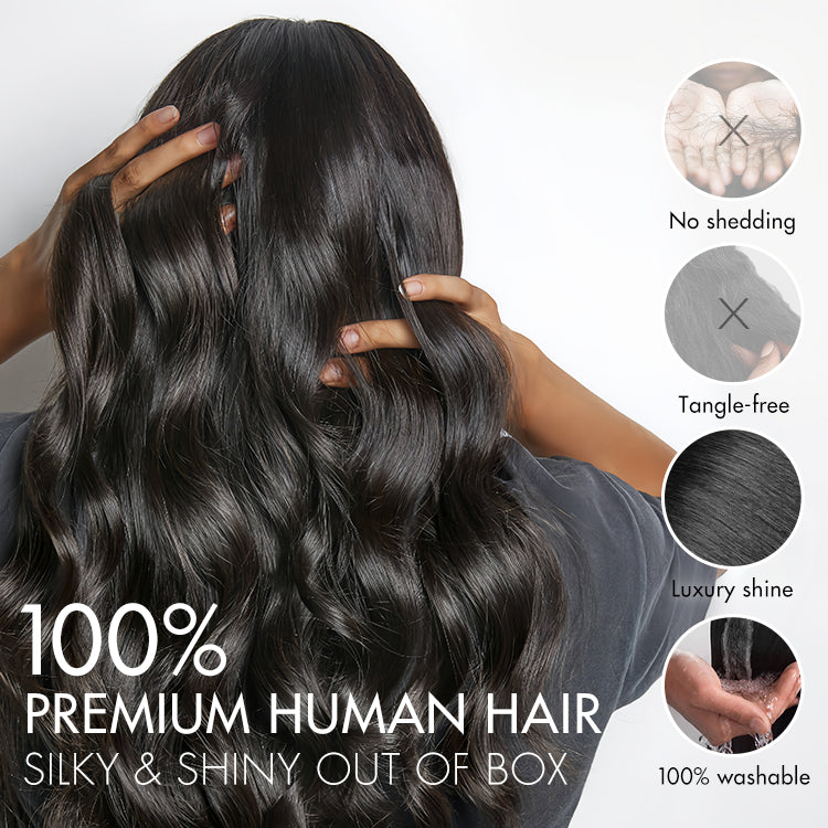 Readitress™ Pre-Separated Feather Crochet Human Hair for Miracle Knots Boho Braids | Silky Straight Protective Style (Free Gifts Included) - US Only