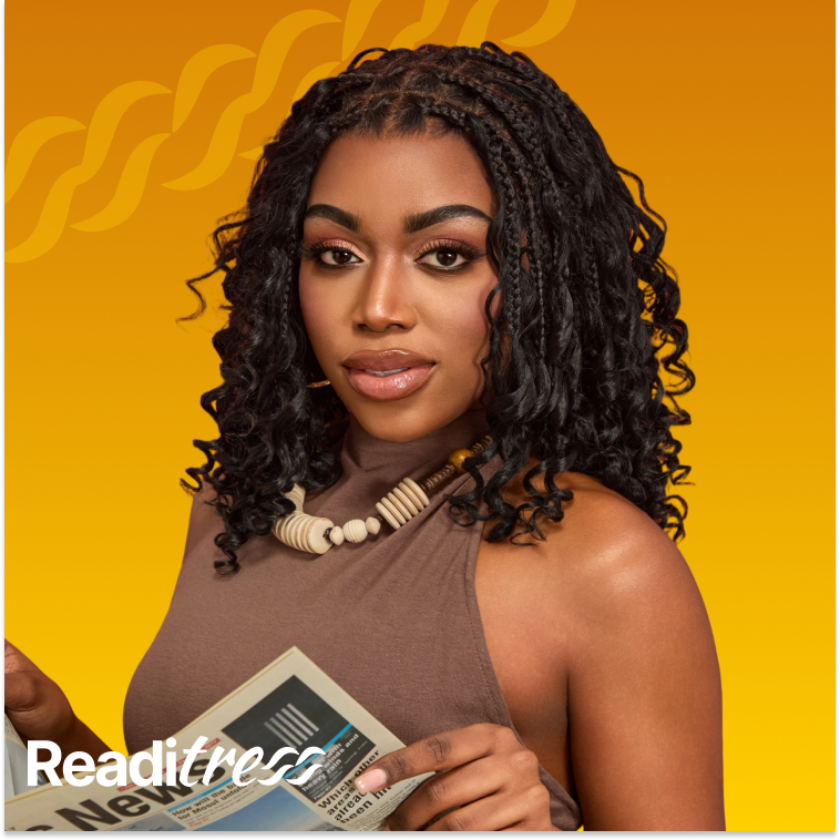 Special Deal | HD Full Lace Knotless Boho Curls Braided Bob Wig Flexi Fit Invisi Drawstring Cap Pre-Cut Lace