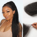 Readitress™ Afro Kinky Bulk Human hair for Dreadlock Extensions, Repair Locs, Twists and Braids