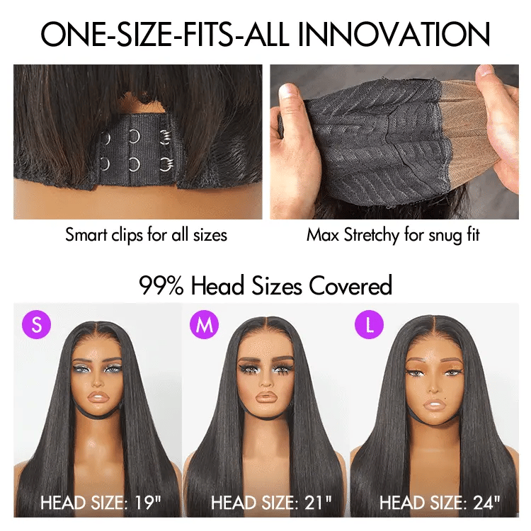 Luvme All-Day Comfort™ Wig 180% Density Bouncy Wand Curly 7x6 Closure HD Glueless Wig Pre-Cut Lace