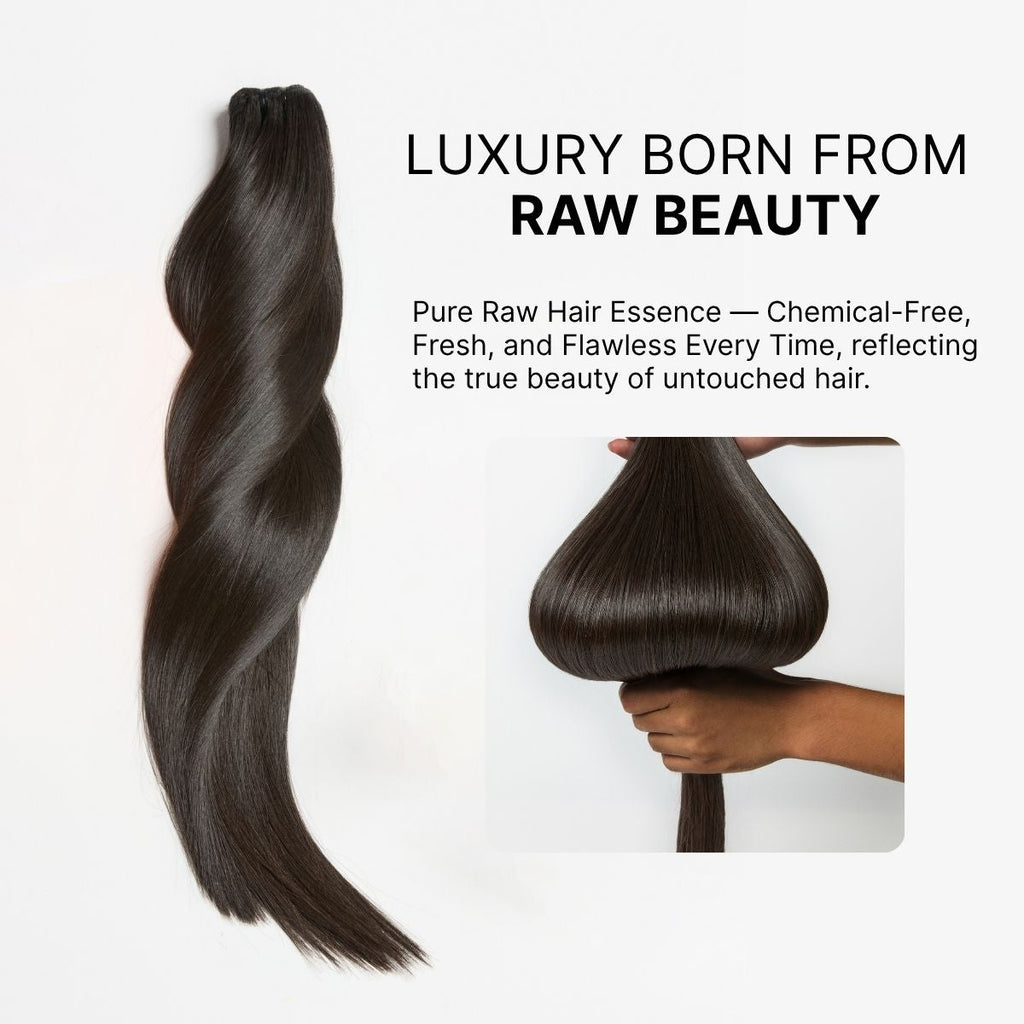 RawMagic Luxe Bundles -  Silky Straight 100% Virgin Human Hair Bundles