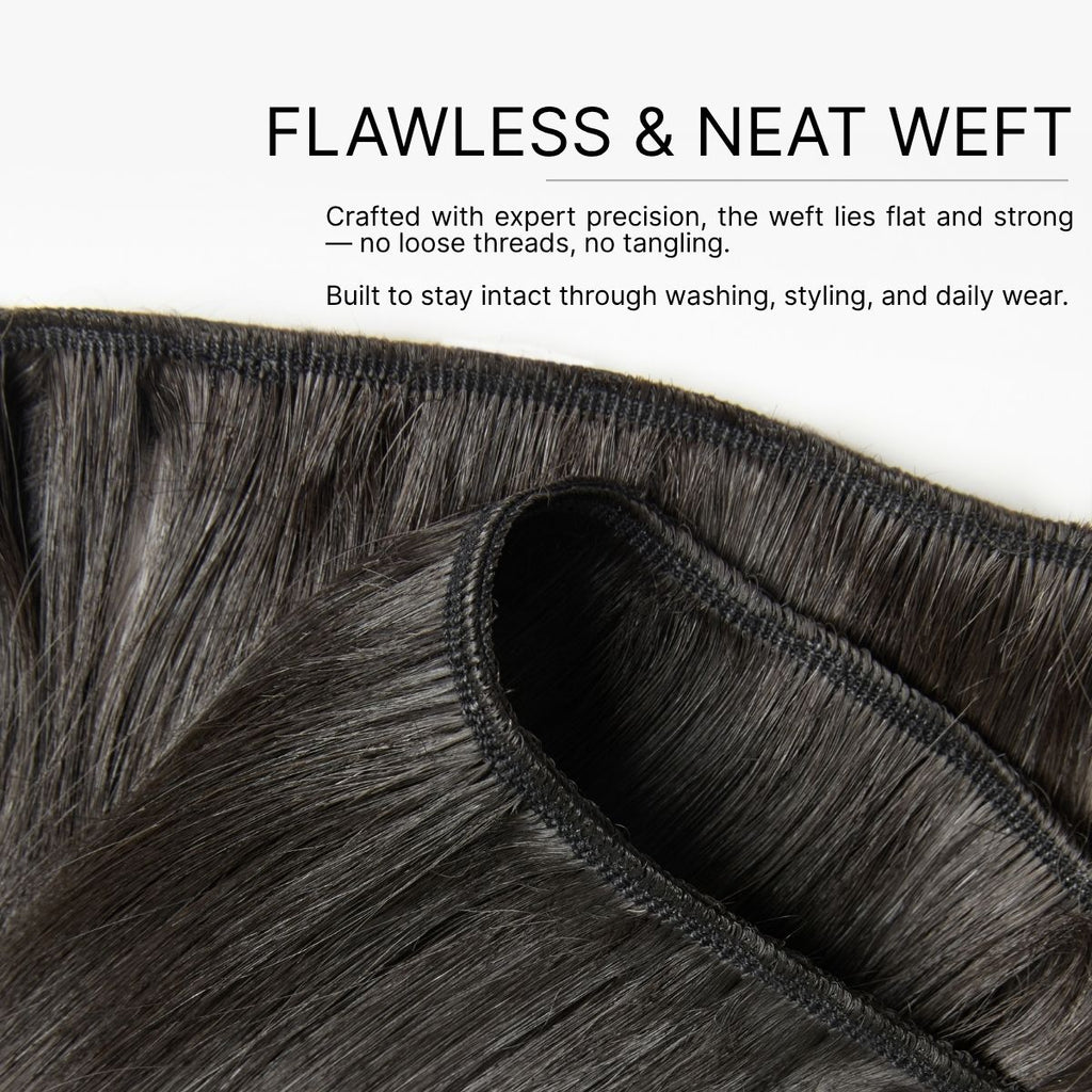 RawMagic Luxe Bundles -  Silky Straight 100% Virgin Human Hair Bundles