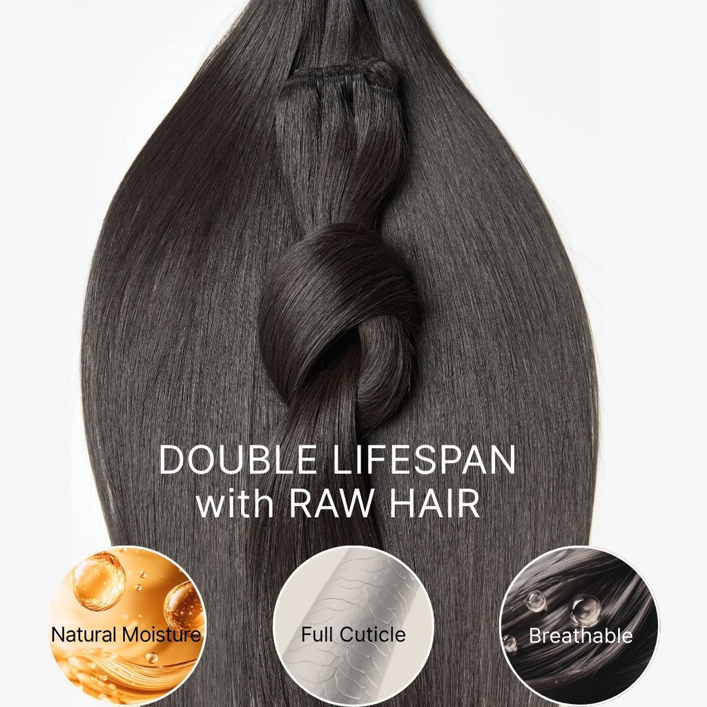 RawMagic Luxe Bundles -  Silky Straight 100% Virgin Human Hair Bundles