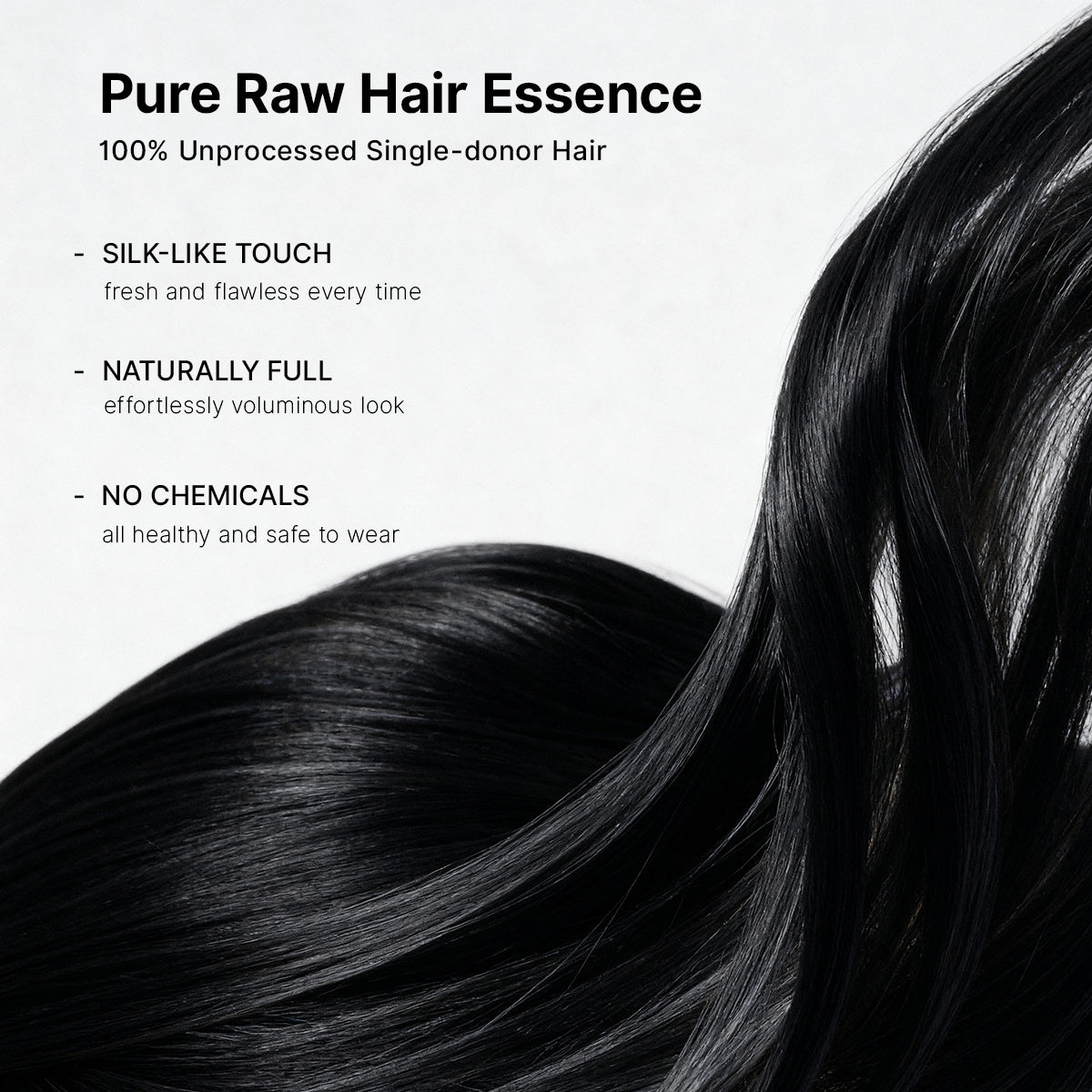 Amara | RawMagic -Natural Black Body Wave 5x5 Closure HD Lace Glueless Wig Human Hair