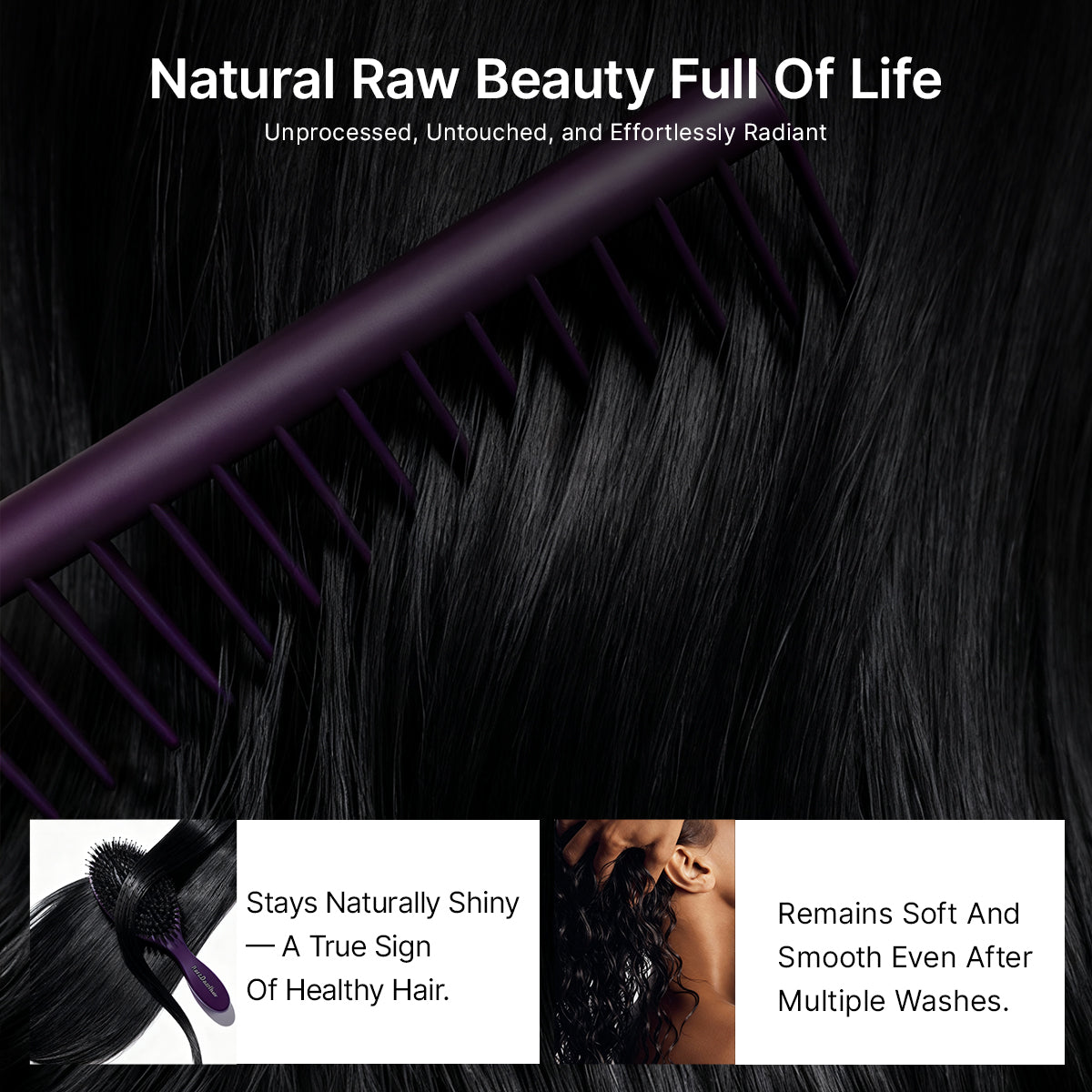 Amara | RawMagic -Natural Black Body Wave 5x5 Closure HD Lace Glueless Wig Human Hair