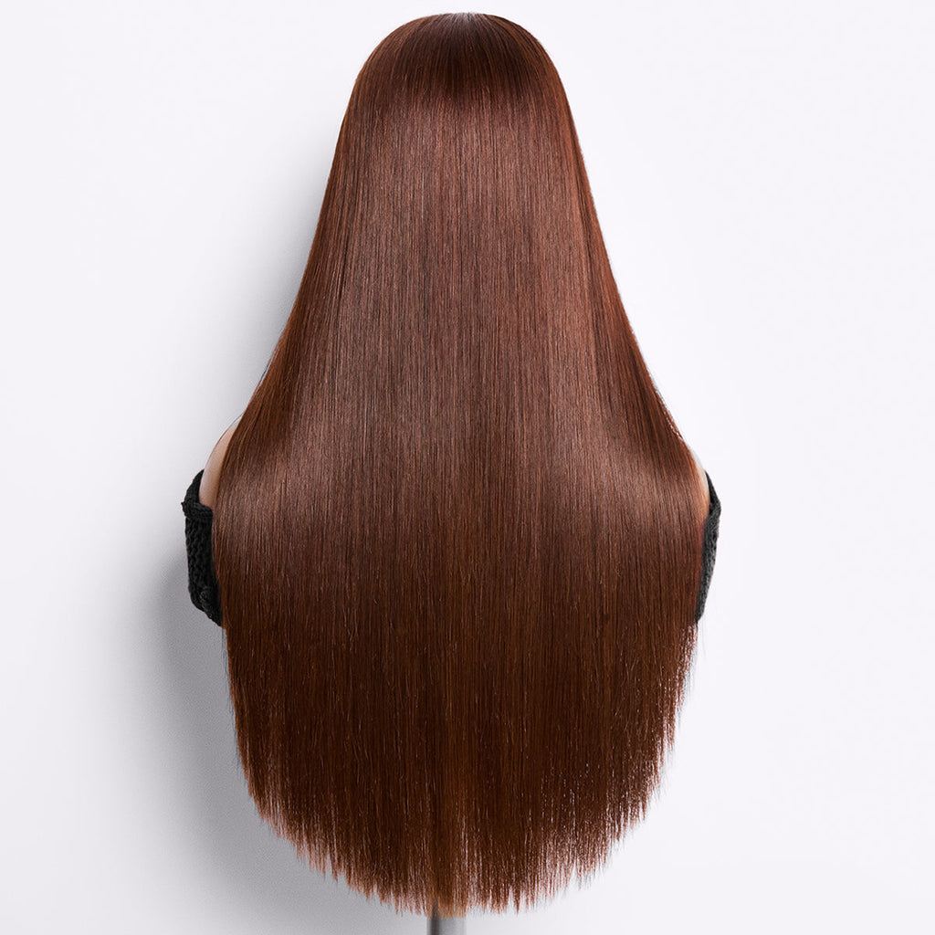 Eliana | RawMagic -  Chocolate Brown Silky Straight 5x5 Closure HD Lace Glueless Wig 100% Human Hair