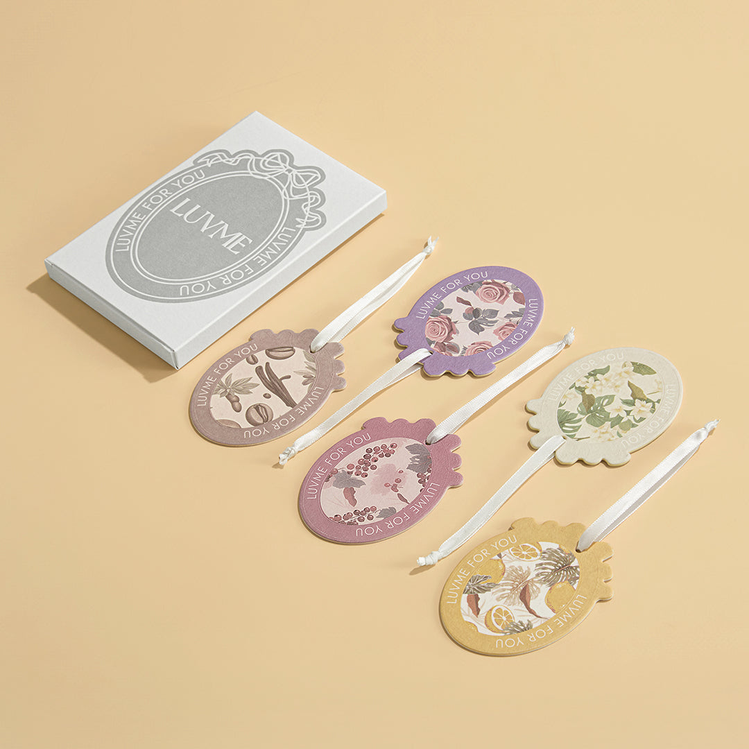 5pcs Luvme Fragrance Cards, Premium Long-Lasting Aroma