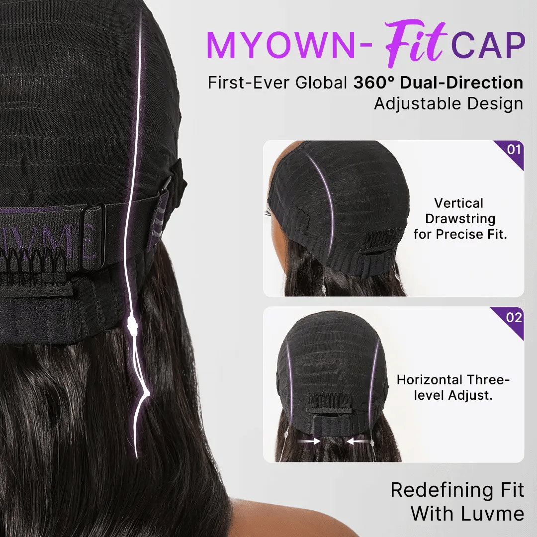 New Customers Only | Luvme All-Day Comfort Wig 180% / 250% Density Bone Straight with Baby Hair PartingMax Glueless 7x6 Closure HD Lace Wig Pre-Cut Lace