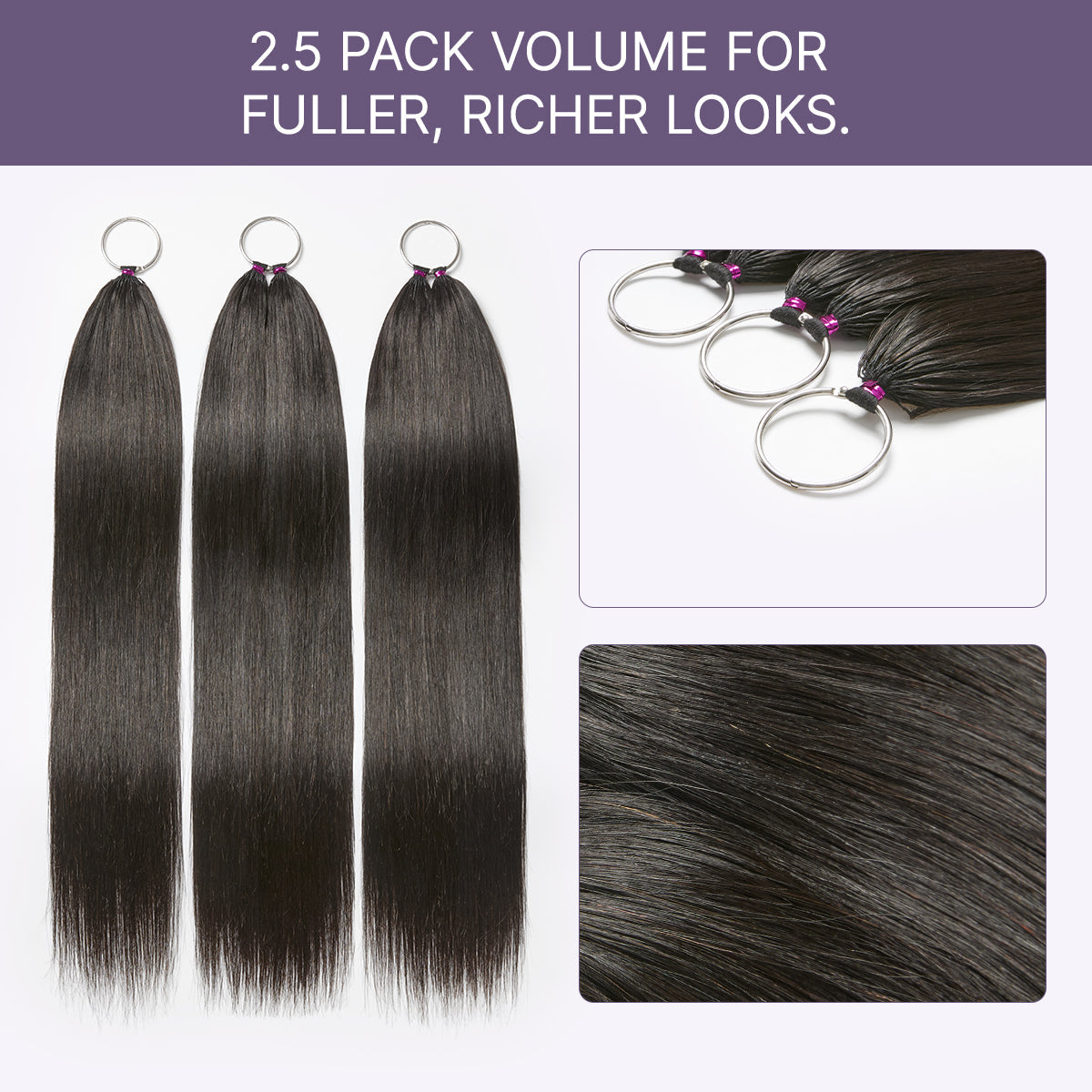 Readitress™ Pre-Separated Feather Crochet Human Hair for Miracle Knots Boho Braids | Silky Straight Protective Style (Free Gifts Included) - US Only