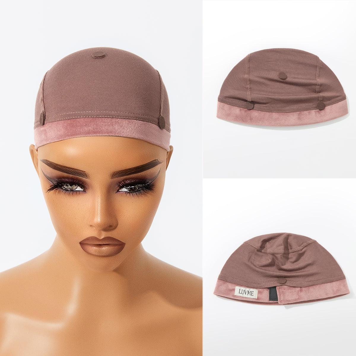LUVME Wig Cap 2.0 – Adjustable, Skin-Friendly, Easy-Fit Velcro Design