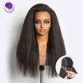 MyOwn-Fit™ 360 HD Lace Kinky Straight Wig Flexi-Fit Invisi Drawstring Cap & Pre-Cut Lace