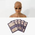LUVME Wig Cap Set, 5 Packs (10 pcs, Dark Brown) – Soft, Stretchy, Breathable Caps with Secure Fit for Lace Wigs | Add-on Item