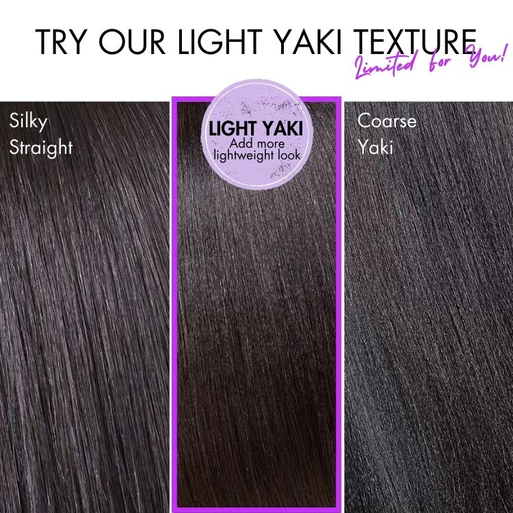 MyOwn-Fit™ PartingMax Glueless Wig 180% Density Light Yaki Body Wave 7x6 Closure HD Lace Wig Flexi-Fit Invisi Drawstring Cap & Pre-Cut Lace