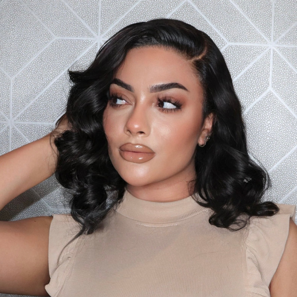 Mature C Part Natural Black Loose Wave Minimalist Undetectable HD Lace Wig 100% Human Hair - US Only