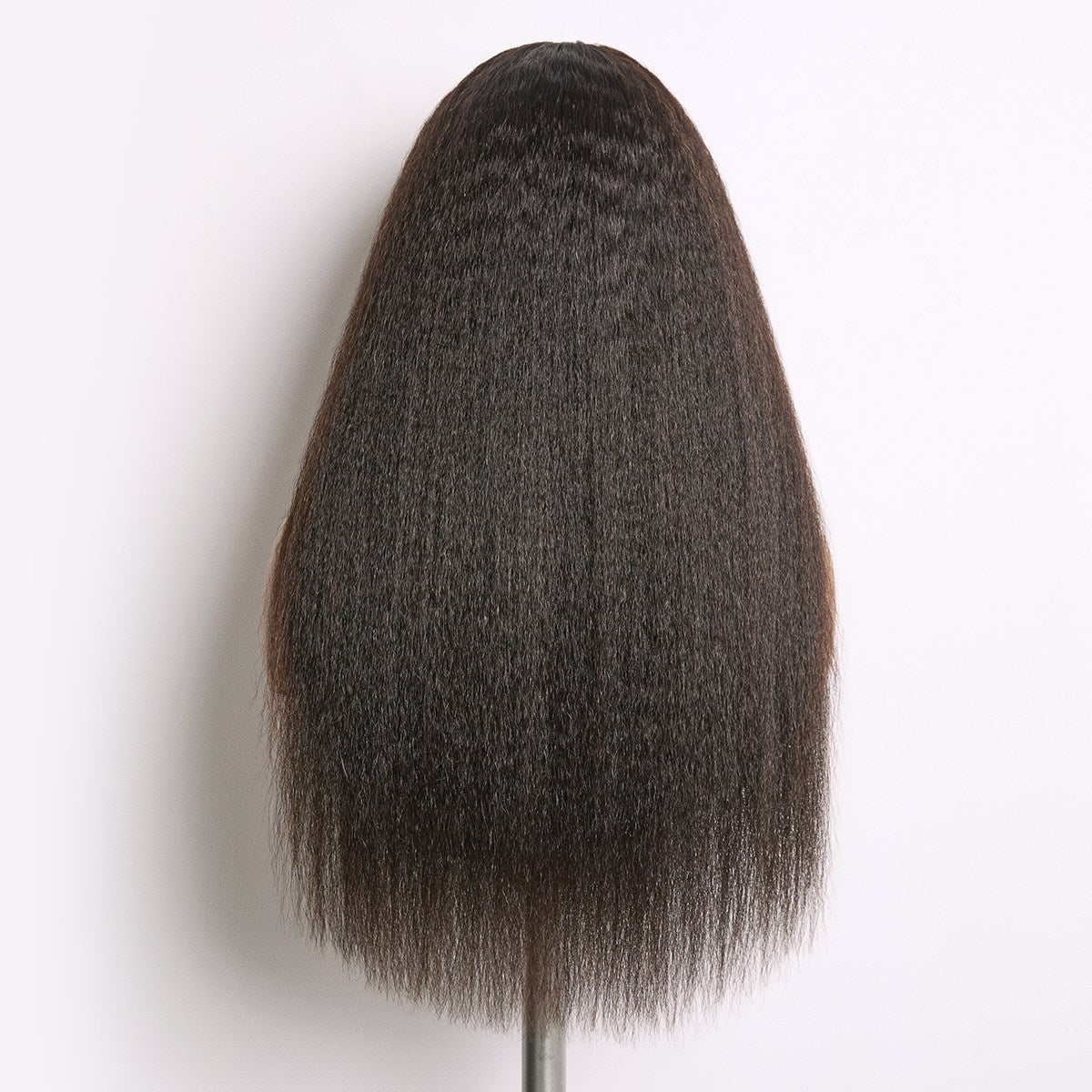 16''+$5=18''| True Scalp Yaki Straight / Kinky Straight V Part Glueless Human Hair Wig Flexi-Fit Drawstring