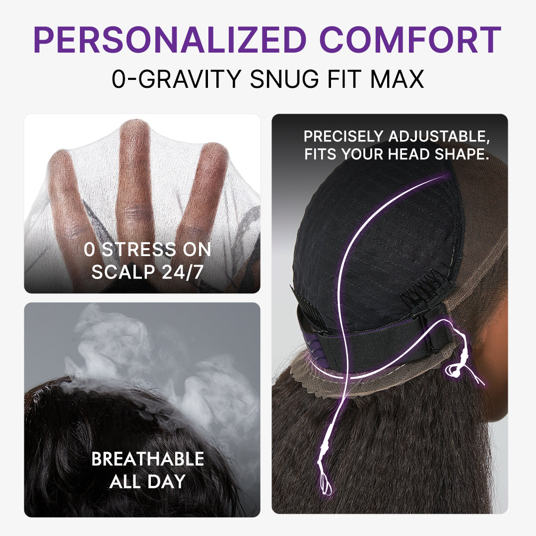 MyOwn-Fit™ 360 HD Lace Body Wave Wig Flexi-Fit Invisi Wig Pre-Cut Lace Natural Hairline