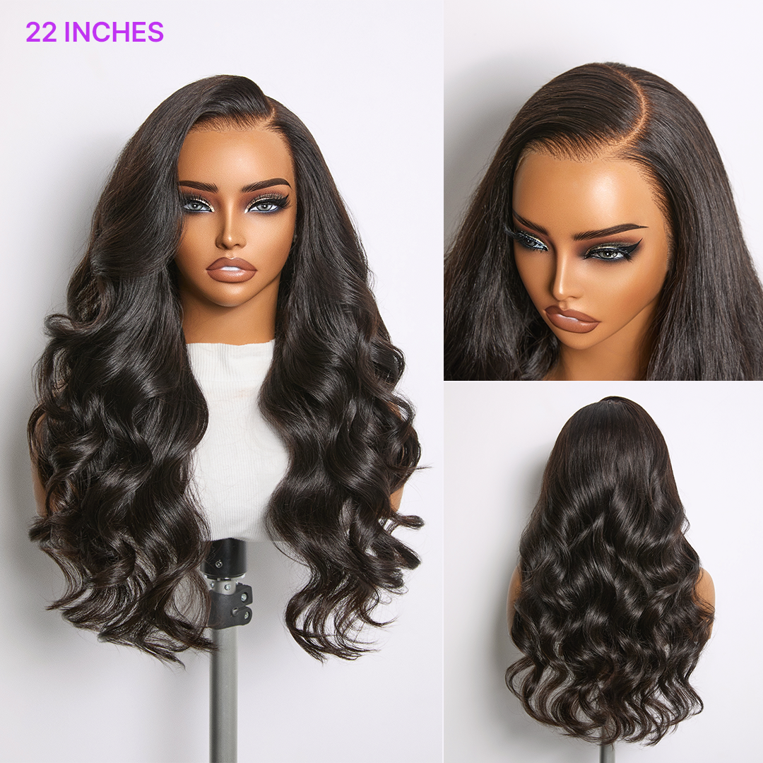 MyOwn-Fit™ 360 HD Lace Body Wave Wig Flexi-Fit Invisi Wig Pre-Cut Lace Natural Hairline
