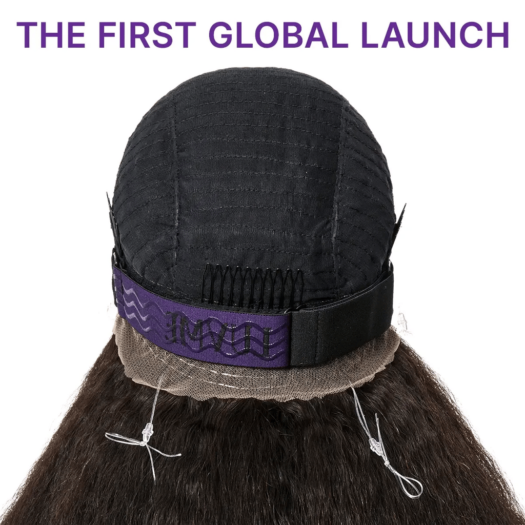 MyOwn-Fit™ 360 HD Lace Free Parting Water Wave Wig Flexi-Fit Invisi Drawstring Cap & Pre-Cut Lace