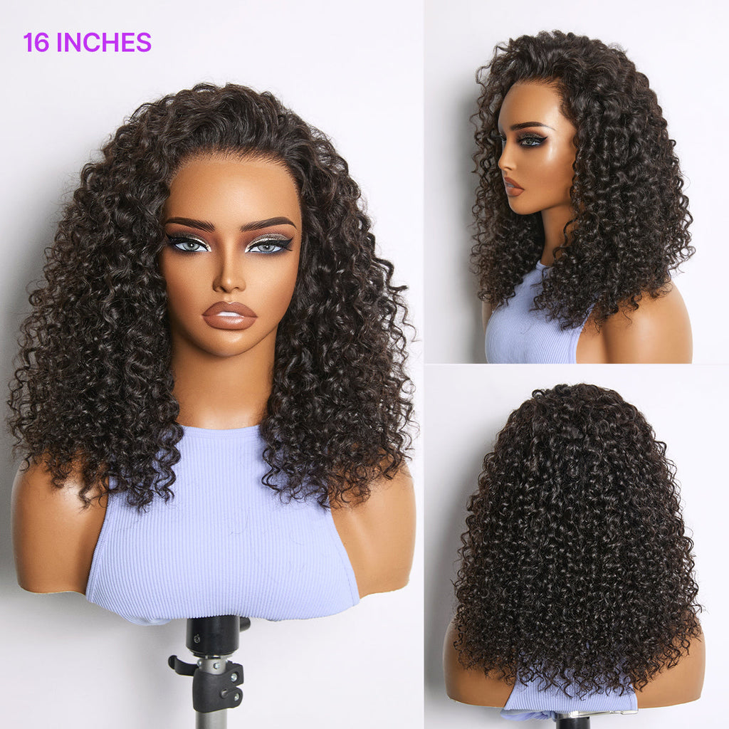 MyOwn-Fit™ 360 HD Lace Free Parting Water Wave Wig Flexi-Fit Invisi Drawstring Cap & Pre-Cut Lace