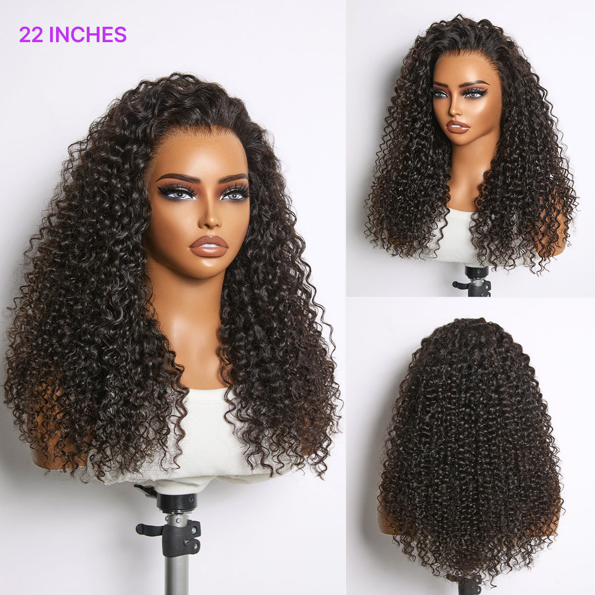 MyOwn-Fit™ 360 HD Lace Free Parting Water Wave Wig Flexi-Fit Invisi Drawstring Cap & Pre-Cut Lace