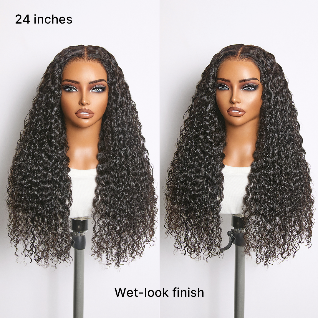 Luvme All-Day Comfort Wig 200% Density Deep Wave Glueless 7x6 Closure HD Lace Human Hair Wig Pre-Cut Lace