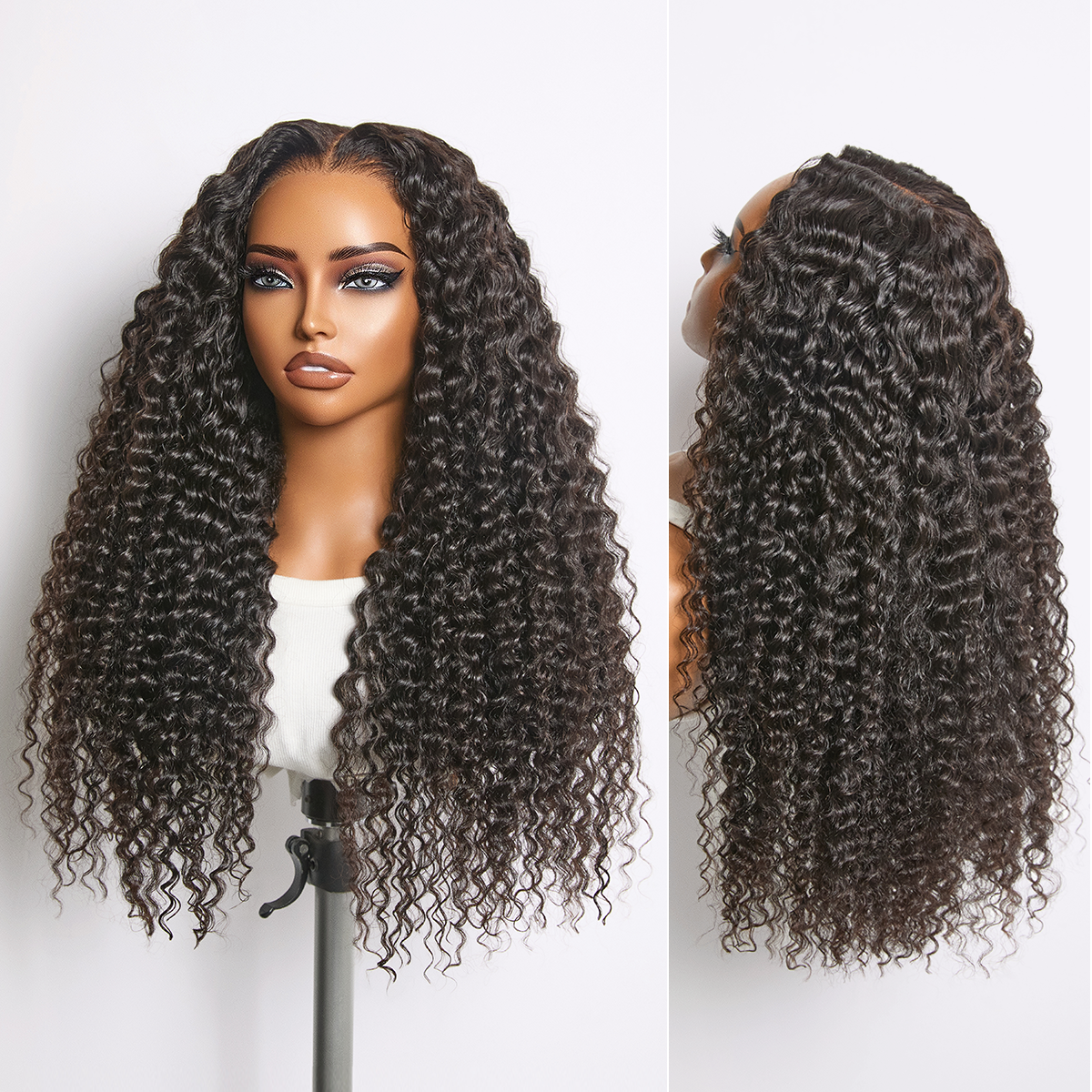 Luvme All-Day Comfort Wig 200% Density Deep Wave Glueless 7x6 Closure HD Lace Human Hair Wig Pre-Cut Lace