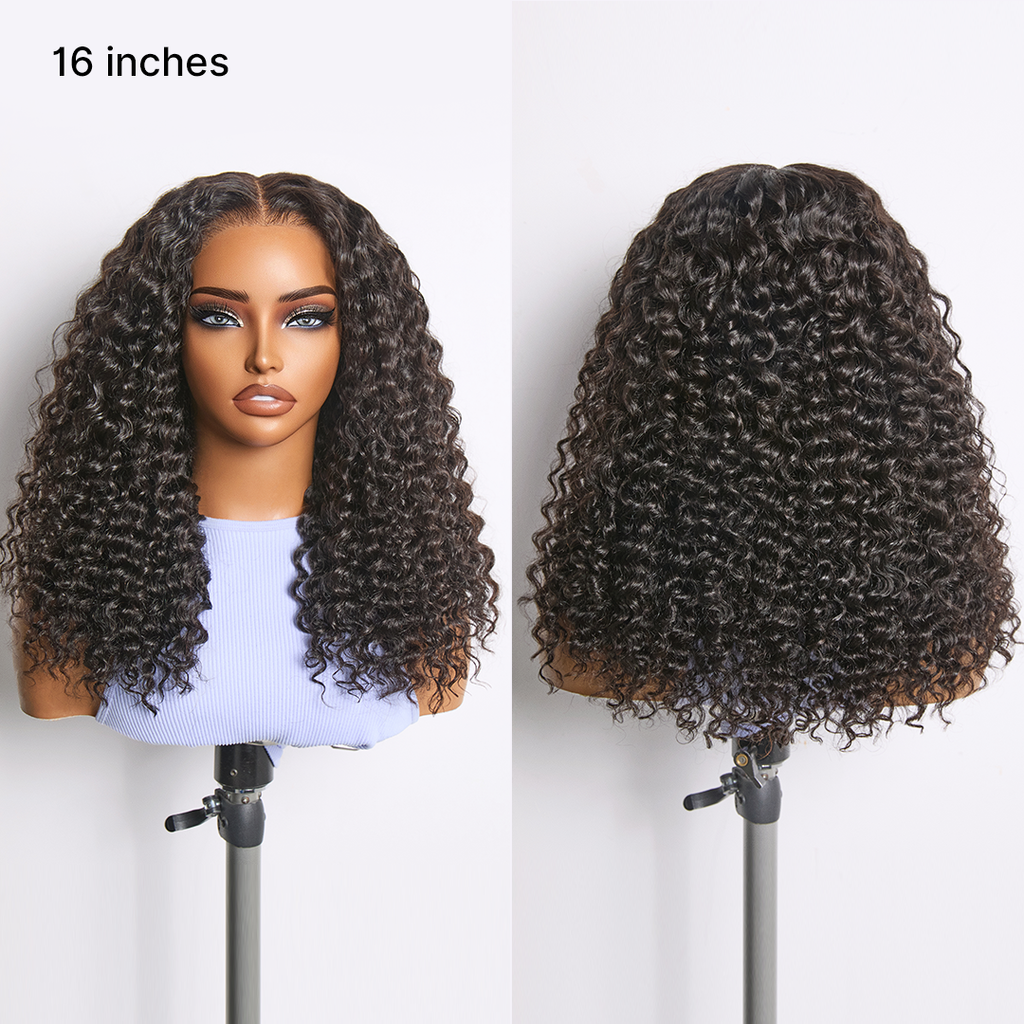 Luvme All-Day Comfort Wig 200% Density Deep Wave Glueless 7x6 Closure HD Lace Human Hair Wig Pre-Cut Lace