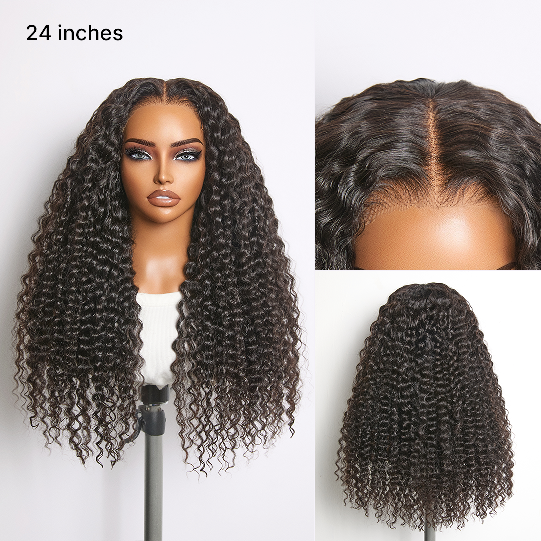 Luvme All-Day Comfort Wig 200% Density Deep Wave Glueless 7x6 Closure HD Lace Human Hair Wig Pre-Cut Lace