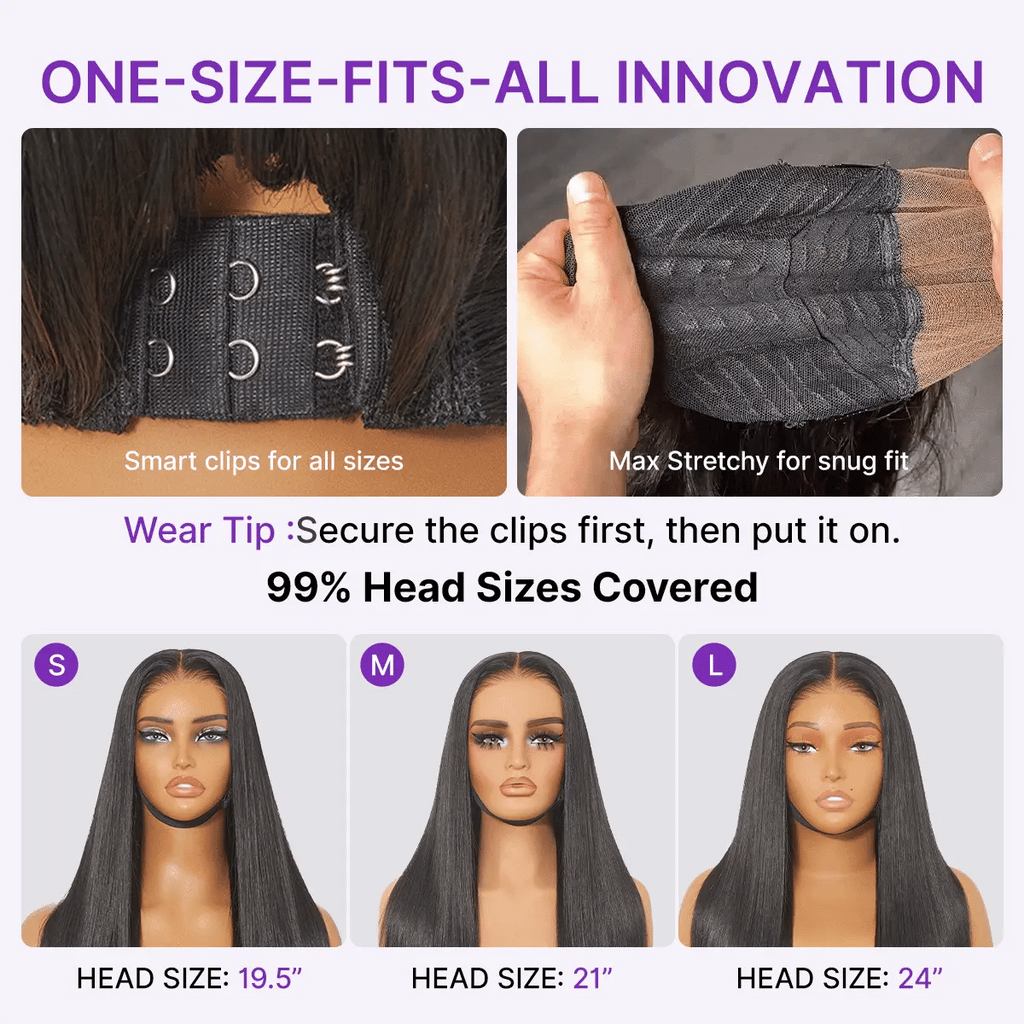 Luvme All-Day Comfort Wig 200% Density Deep Wave Glueless 7x6 Closure HD Lace Human Hair Wig Pre-Cut Lace