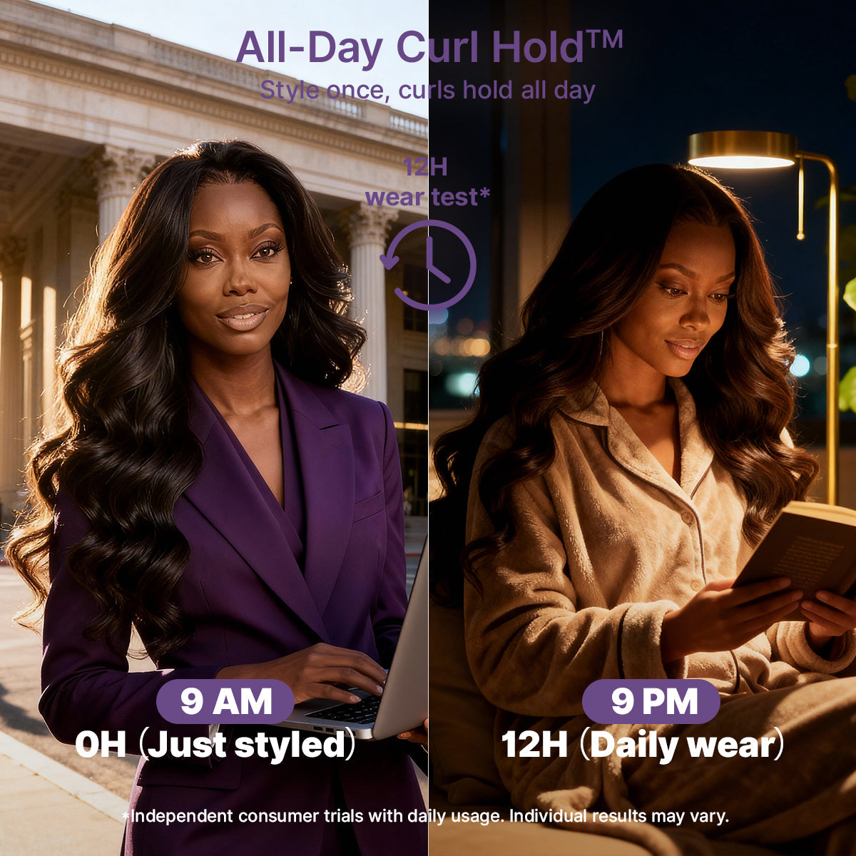 Luvme All-Day Curl Hold™ Premier Grade Hair SilkShield™ PartingMax Loose Wave Glueless 7x6 HD Lace Long Wig Pre-Cut Lace