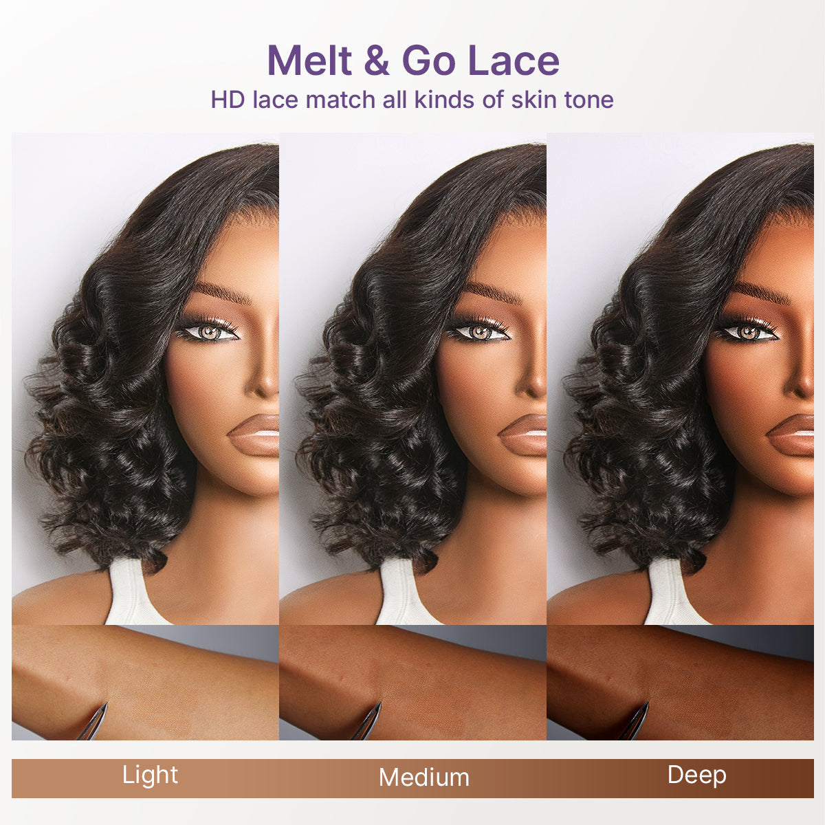 All-Day Curl Hold™ Premier Grade Hair 250% Density Loose Wave SilkShield™ Glueless 13x4 HD Lace Front Wig Pre-Cut Lace Flexi-Fit Drawstring Cap