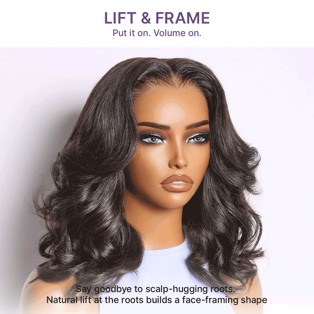Luvme All-Day Curl Hold™ Premier Grade Hair Shoulder Length Body Wave CuticleAlign™ PartingMax Glueless 7x6 HD Lace Wig Pre-Cut Lace