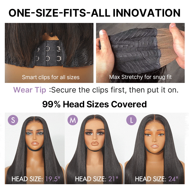 Luvme All-Day Comfort Wig 180% Density Soft & Full Water Wave Glueless 7x6 Closure HD Lace Human Hair Wig Pre-Cut Lace