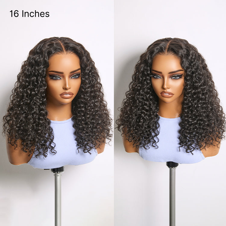 Luvme All-Day Comfort Wig 180% Density Soft & Full Water Wave Glueless 7x6 Closure HD Lace Human Hair Wig Pre-Cut Lace