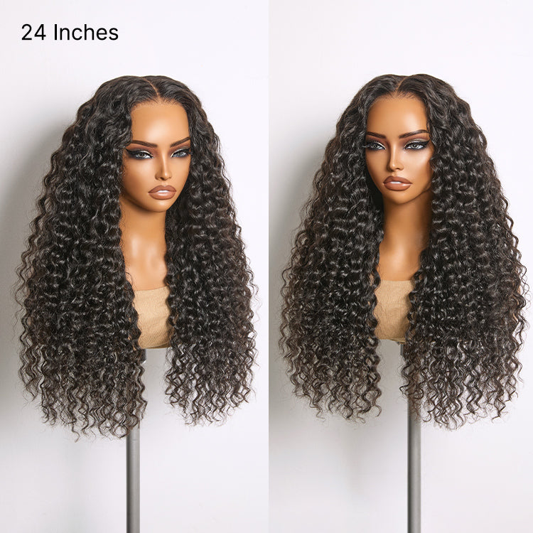 Luvme All-Day Comfort Wig 180% Density Soft & Full Water Wave Glueless 7x6 Closure HD Lace Human Hair Wig Pre-Cut Lace