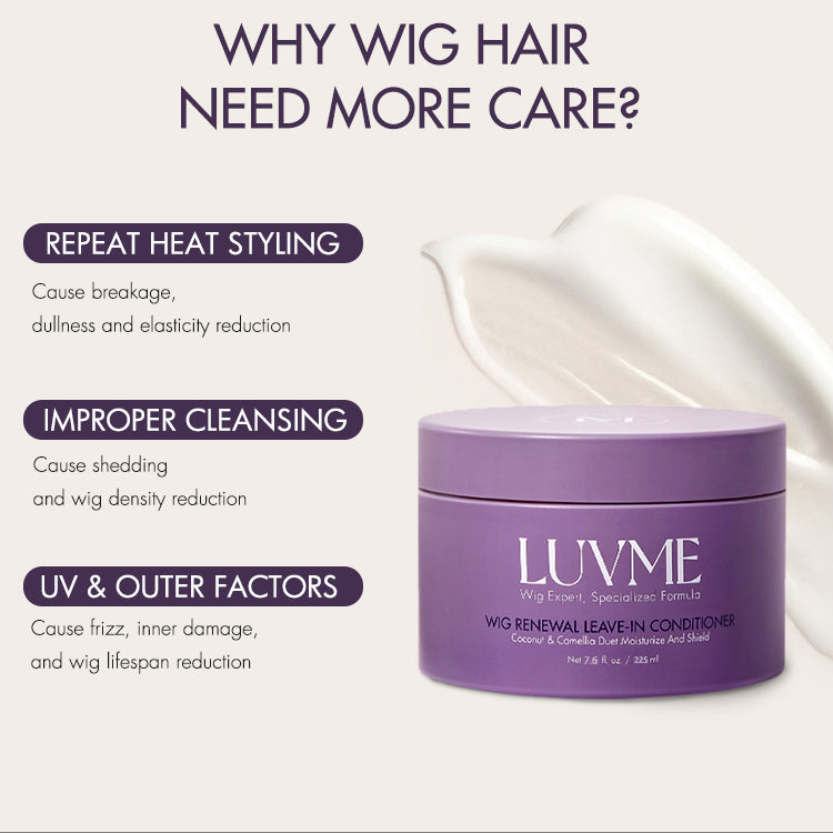 US Only | Wig Curl Mousse with Coconut Oil & Leave-in Conditioner