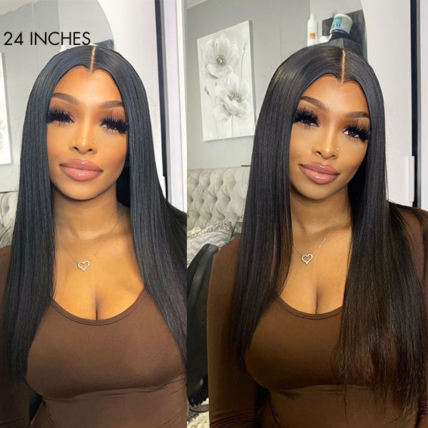 Luvme Hair Straight Glueless 13x4 Frontal Lace Long Wig 100% Human Hair | US Only