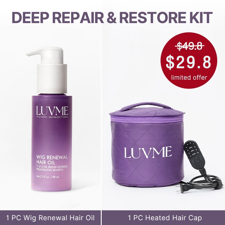 US Only | 1pc Thermal Heat Cap + 1 PC Wig Renewal Hair Oil | Add-on Item