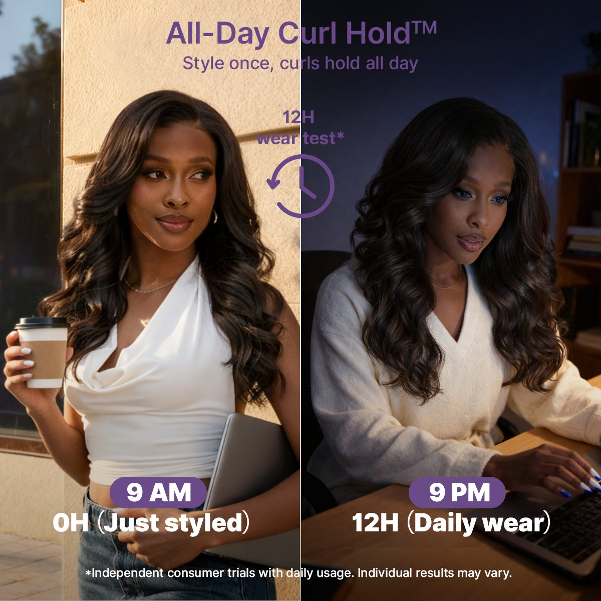 Vanessa | RawMagic - Natural Black Layered Cut Loose Body Wave Glueless 5x5 Closure HD Lace 100% Human Hair Wig