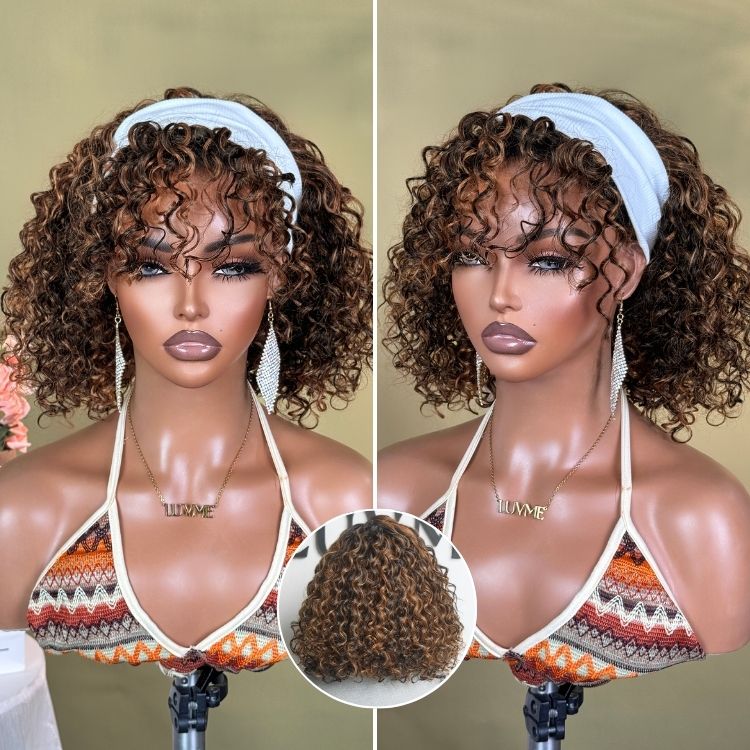VIP ONLY | Deep Wave Glueless Minimalist HD Lace Human Hair Curly Wig Pre-Cut Lace