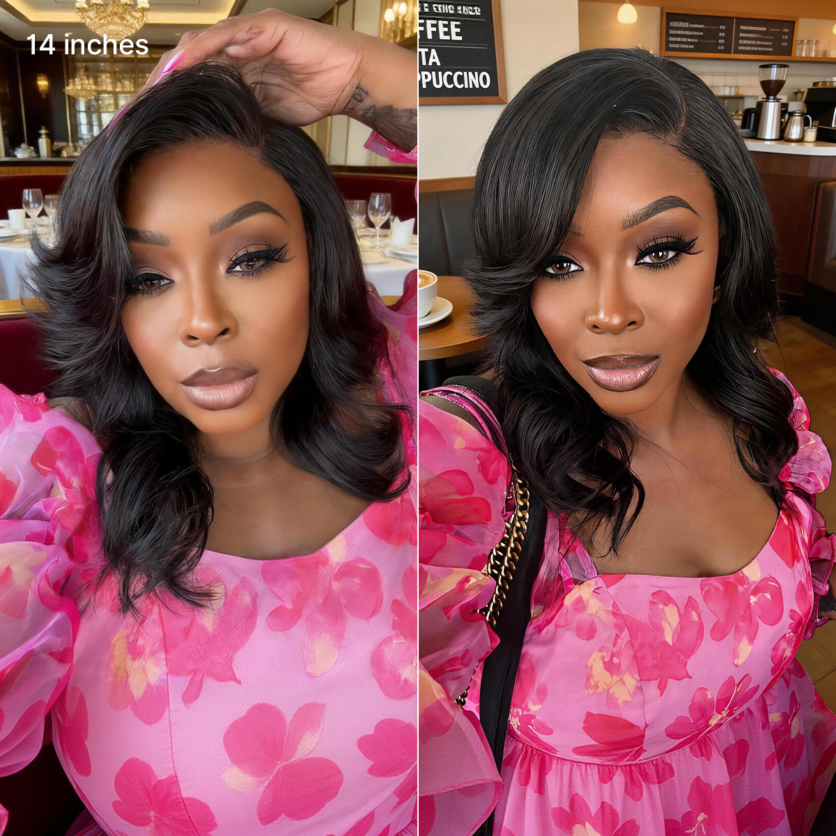 Luvme Hair-Effortlessly Chic Butterfly Cut Layered Wavy Glueless HD Minimalist Lace Short Wig