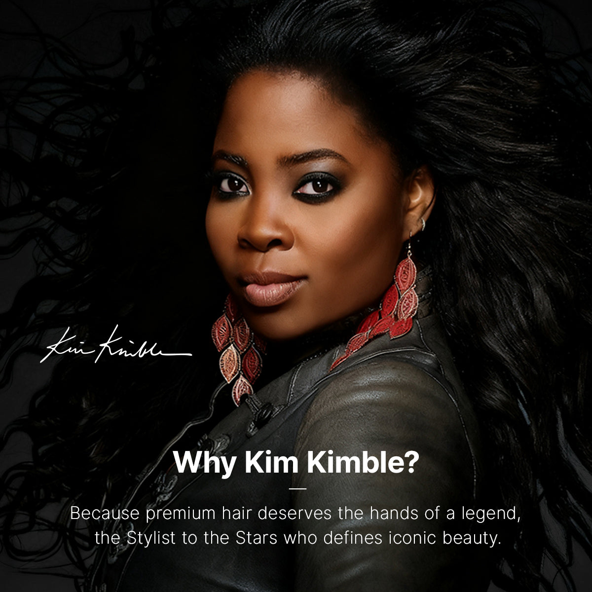 Fly First Lady | RawMagic x Kim Kimble Icon Collection Loose Body Wave 13x6 HD Frontal Lace Wig