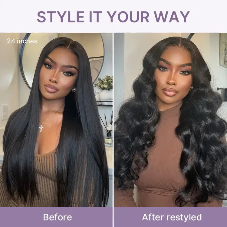 Special Offer | PreMax Wigs | Super Natural Hairline Silky Straight Glueless 13x4 Frontal Lace Wig Human Hair Pre-Cut Lace