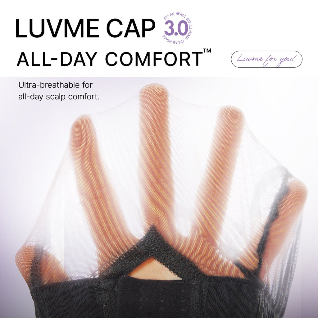 Luvme All-Day Comfort Wig 180% Density PartingMax Glueless 7x6 Closure HD Lace Blonde Highlight Loose Wave Wig Pre-Cut Lace