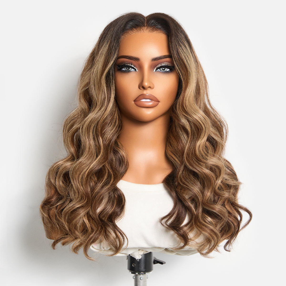 Luvme All-Day Comfort Wig 180% Density PartingMax Glueless 7x6 Closure HD Lace Blonde Highlight Loose Wave Wig Pre-Cut Lace