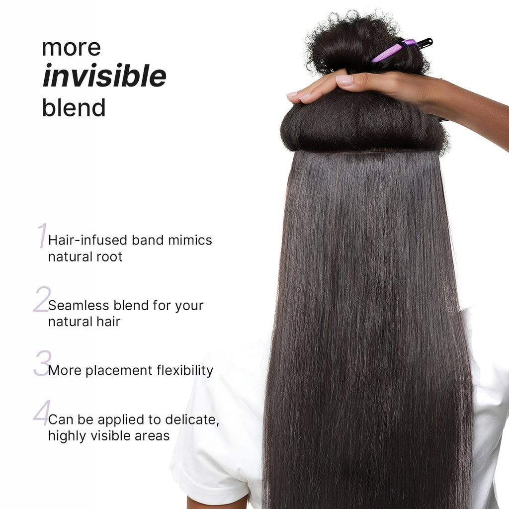 Silky Straight 0.59mm Zero Trace Invisible Clip in Hair Extensions 100g 7pcs / 6pcs Seamless Blend & Lightweight for Daily Styling